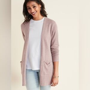 Old Navy Women's Open-Front Cardigan – Heathered Dove Size L